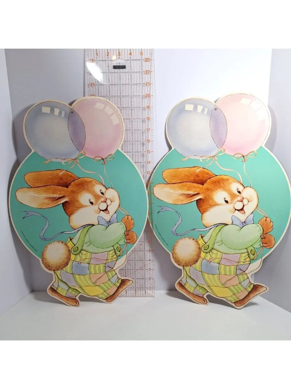 Easter Vintage 20" Die Cut Wall Decorations Eureka American Greetings Cardboard - Picture 3 of 12